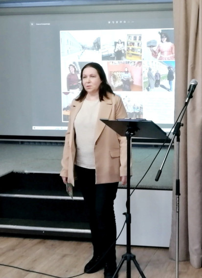 Ведущий библиотекарь Сольвычегодской библиотеки, Людмила  Томилова, победитель муниципального этапа конкурса среди библиотекарей.