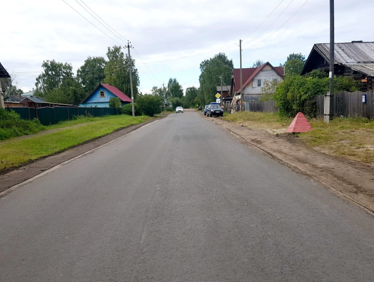 В Сольвычегодске завершен ремонт автомобильных дорог.